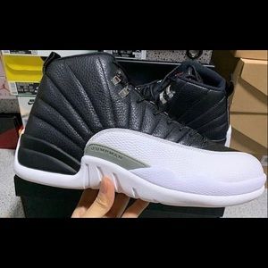 Air Jordan 12 black and white size 10.5 dead stock ready to ship